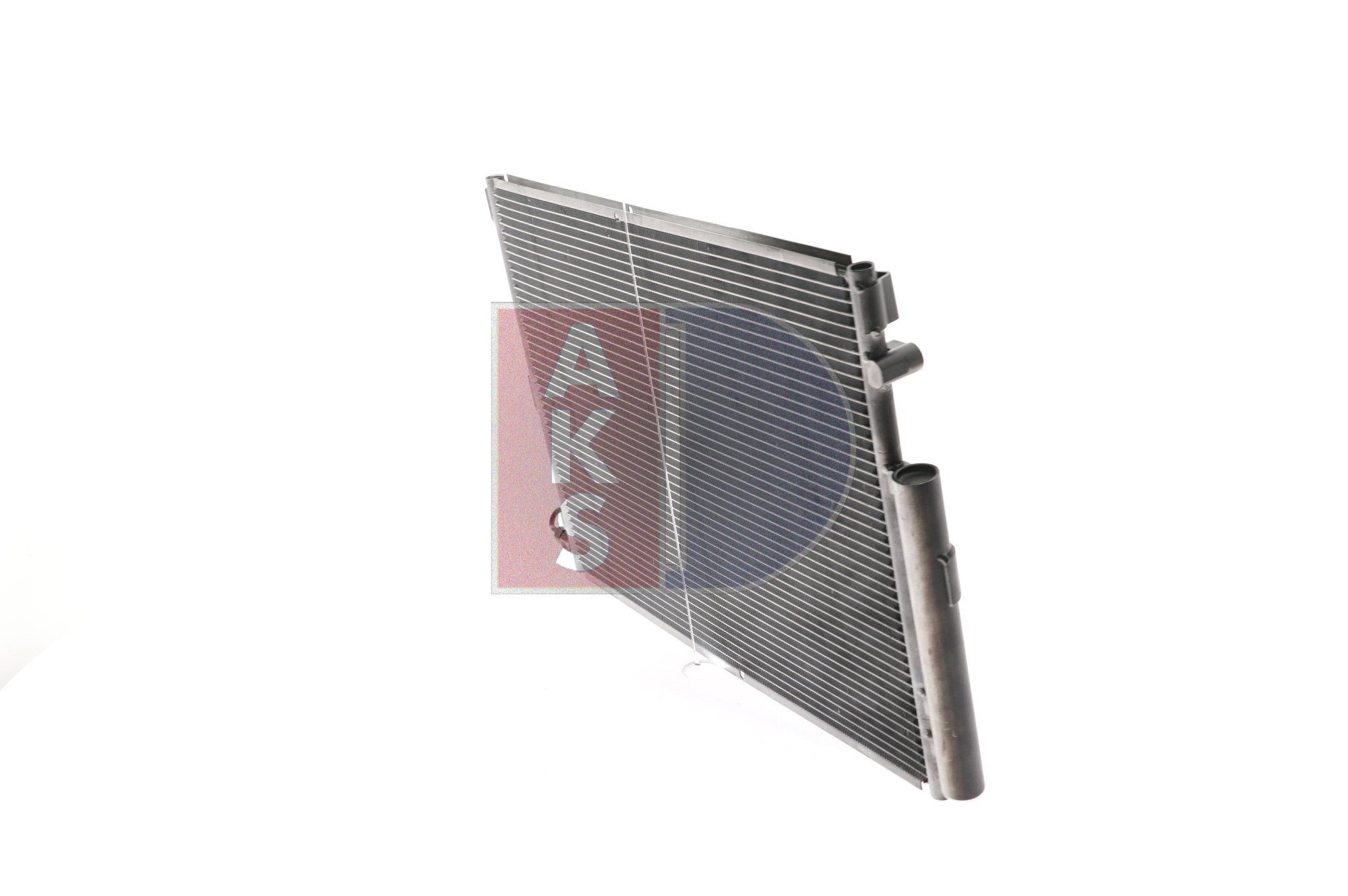 AKS DASIS 212088N Air condenser with dryer, 15,5mm, 10,1mm, Aluminium, 572mm
