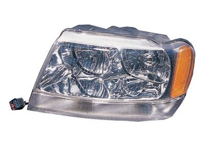 original Jeep Cherokee XJ Headlights Xenon and LED VAN WEZEL 2116963