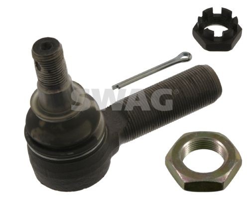 SWAG 10 94 0290 Track rod end Cone Size 20 mm, Front Axle Right, with lock nut