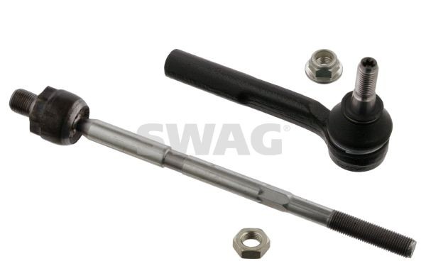 40 94 3728 SWAG Tie rod end OPEL Front Axle Right, with lock nuts
