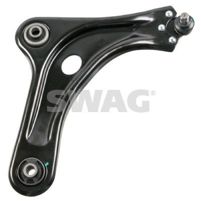 64 93 7471 SWAG Control arm CITROËN with bearing(s), Lower, Front Axle Right, Control Arm, Sheet Steel