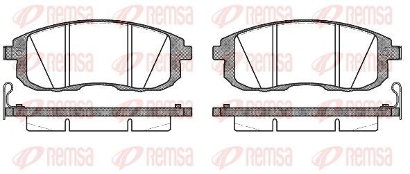 Nissan 350 Z Brake pad 7650353 REMSA 0293.14 online buy