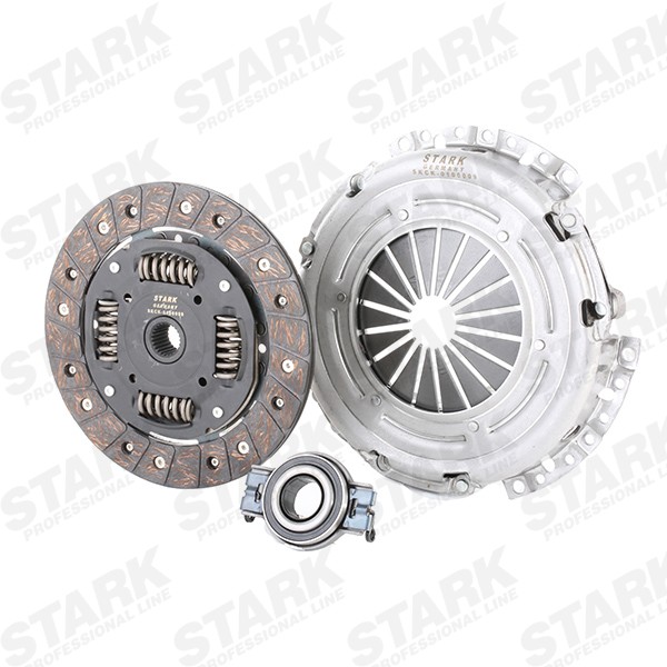 STARK SKCK-0100009 Clutch kit three-piece, with clutch pressure plate, with clutch release bearing, with clutch disc, with screw set, without flywheel, 190, 200mm
