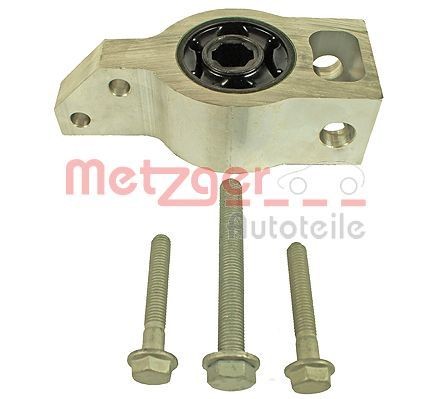 METZGER 52072108 Control Arm- / Trailing Arm Bush with bolts/screws, Front Axle, Rubber-Metal Mount