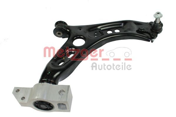 METZGER 58080802 Suspension arm with ball joint, with rubber mount, Front Axle Right, Control Arm