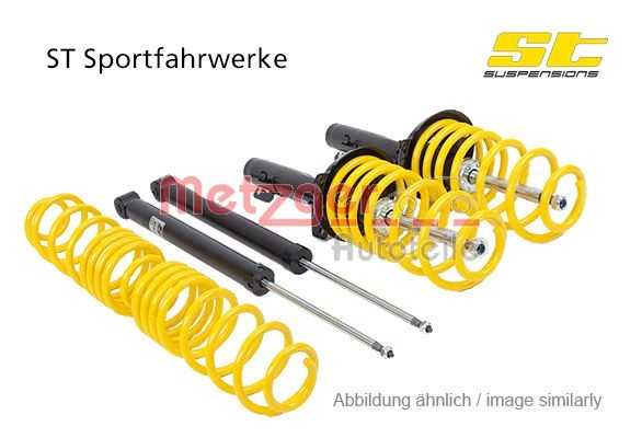 Suspension kit, coil springs / shock absorbers METZGER - 123282046