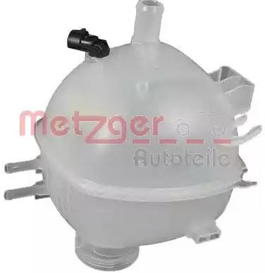 METZGER 2140077 Coolant expansion tank with coolant level sensor, without lid