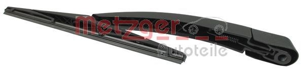 METZGER 2190202 Wiper Arm, windscreen washer Rear, with integrated wiper blade, with cap
