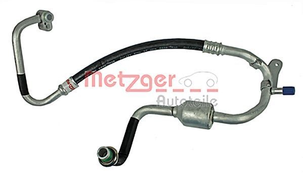 High- / Low Pressure Line, air conditioning METZGER 2360021 - Pipes and hoses spare parts for Volkswagen order