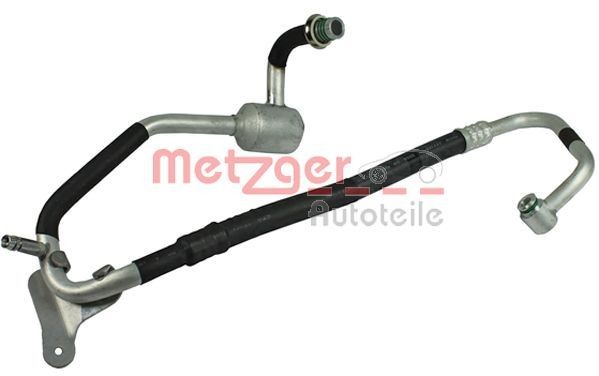 High- / Low Pressure Line, air conditioning METZGER 2360041 - Pipes and hoses spare parts for Volkswagen order