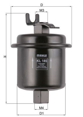 Engine thermostat TH 11 87 from MAHLE ORIGINAL
