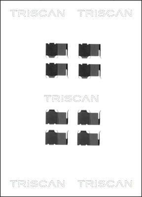 Accessoireset, schijfremblok 8105 101522 van TRISCAN voor FUSO (MITSUBISHI): bestel online