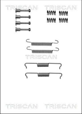 TRISCAN Brake shoe fitting kit 8105 102602 BMW X3 2010