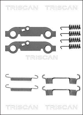 TRISCAN 8105232083 Accessory kit, brake shoes Mercedes W126 420 SE, SEL 204 hp Petrol 1988 price