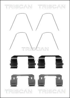 TRISCAN 8105401618 Brake pad fitting kit Honda CR-V Mk2 2.0 152 hp Petrol 2006 price