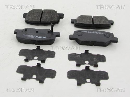 TRISCAN Height: 44,6mm, Width: 101,4mm, Thickness: 14,4mm Brake pads 8110 10601 buy