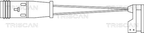 TRISCAN 8115 10009 Warning Contact Set, brake pad wear