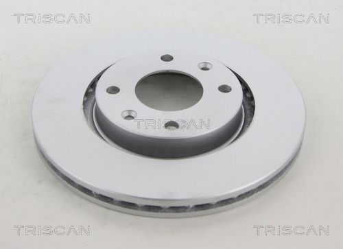 Brake disc TRISCAN COATED 266x22mm, 4, Vented, Coated - 8120 28114C
