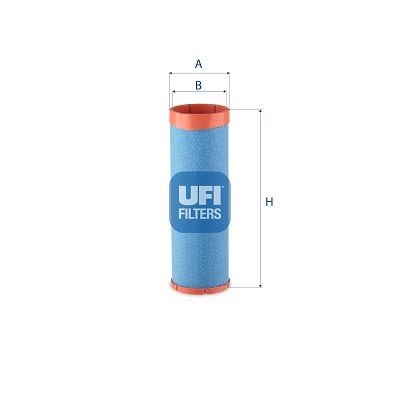 UFI 27.511.00 Secondary Air Filter 114 mm