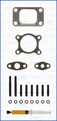 Exhaust mounting kit AJUSA with studs, syringe with oil, with gaskets/seals - JTC11733