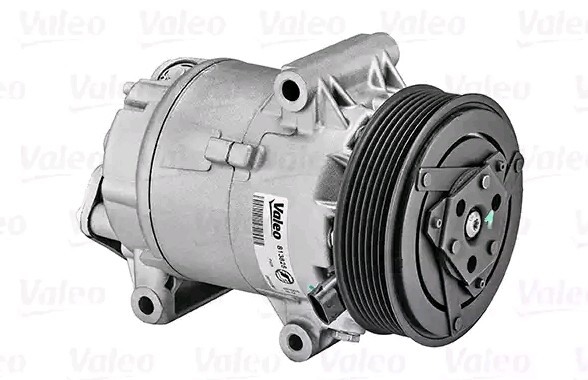 VALEO 813825 Air conditioning compressor CVC, 12V, PAG 46, R 134a, with PAG compressor oil, REMANUFACTURED