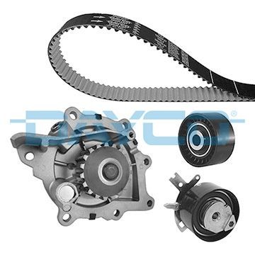 Water pump and timing belt kit DAYCO KTBWP7150 - Lancia PHEDRA Cooling system spare parts order