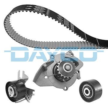 Mondeo Mk4 Facelift Belt and chain drive parts - Water pump and timing belt kit DAYCO KTBWP9670