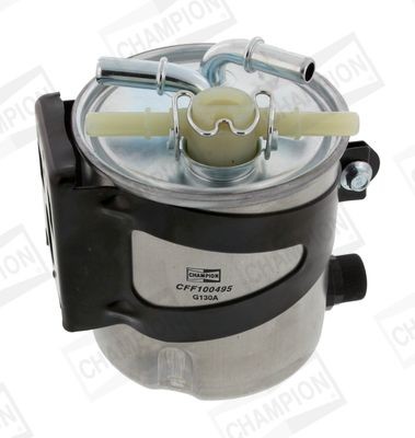 CHAMPION In-Line Filter, without connection for water sensor, 10mm, 10mm Height: 124mm Inline fuel filter CFF100495 buy