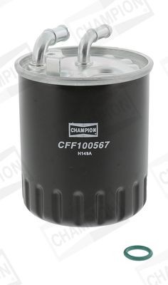 CHAMPION Filtro per condotti/circuiti, senza separatore acqua, 10mm, 10mm Alt.: 125mm Filtro combustibile CFF100567 acquisto online