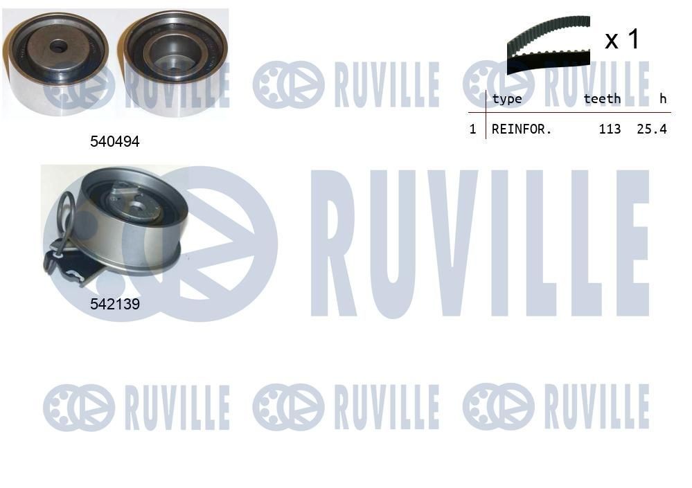 RUVILLE with seal, Mechanical, for v-ribbed belt use Water pumps 65302 buy