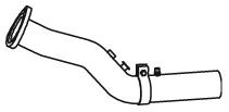 DINEX Length: 680mm, Front Axle Left, 160mm, Euro 5, 150mm Exhaust Pipe 48158 buy