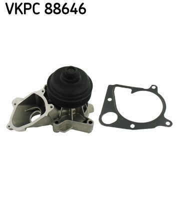 SKF VKPC 88646 Water pump with gaskets/seals, Sheet Steel, for v-ribbed belt use