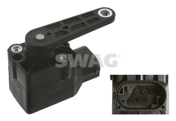 10 93 7150 SWAG Sensor, xenon light (headlight range adjustment) buy cheap