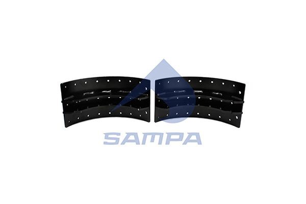 SAMPA Ø: 410 x 175 mm Thickness: 5mm, Width: 175mm Brake Shoes 030.643 buy