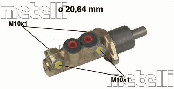 Great value for money - METELLI Brake master cylinder 05-0039