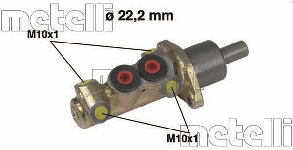METELLI D1: 22,20 mm, Cast Iron Master cylinder 05-0196 buy
