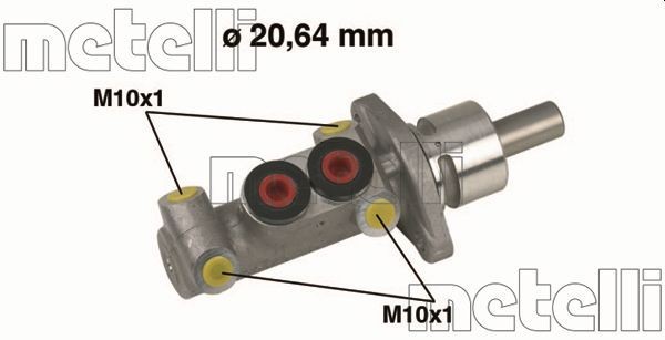 Volkswagen POLO Master cylinder 7668741 METELLI 05-0277 online buy