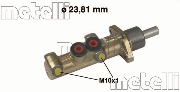 METELLI D1: 23,81 mm, Cast Iron Master cylinder 05-0298 buy