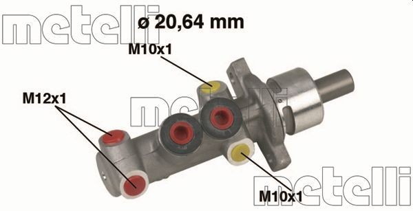 METELLI 05-0319 Brake master cylinder 7701205739