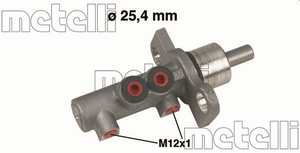 METELLI D1: 25,40 mm, Aluminium Master cylinder 05-0369 buy