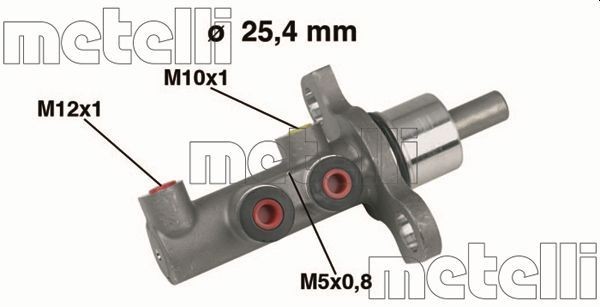 Great value for money - METELLI Brake master cylinder 05-0438