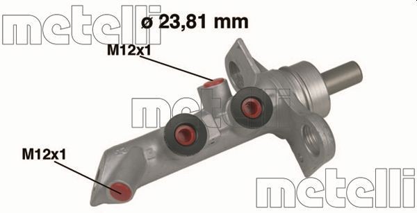 METELLI D1: 23,81 mm, Aluminium Master cylinder 05-0485 buy