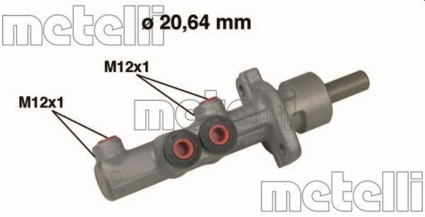 Great value for money - METELLI Brake master cylinder 05-0493