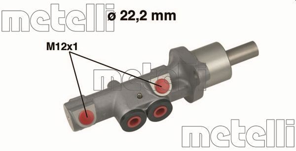 Great value for money - METELLI Brake master cylinder 05-0534