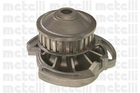 METELLI 24-0148 Water pump Number of Teeth: 26, with seal ring, Mechanical, Grey Cast Iron, Water Pump Pulley Ø: 77,34 mm, for timing belt drive