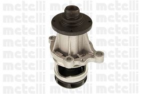 METELLI 24-0430 Water pump with seal ring, Mechanical, Grey Cast Iron, for v-ribbed belt use