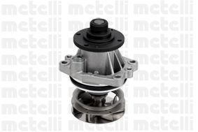 METELLI 24-0432A Water pump with seal ring, Mechanical, Metal, for v-ribbed belt use