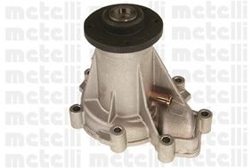 METELLI 24-0448 Water pump with seal, Mechanical, Grey Cast Iron, for v-ribbed belt use