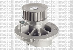 METELLI 24-0541A Water pump Number of Teeth: 23, with seal, Mechanical, Metal, for timing belt drive