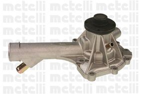 METELLI 24-0582 Water pump with seal, Mechanical, Grey Cast Iron, for v-ribbed belt use